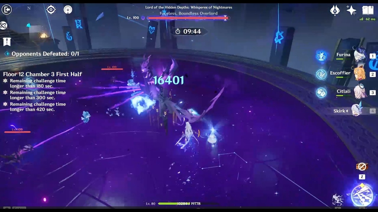 another skirk brute force | Spiral Abyss 6.3b Floor 12, 9*