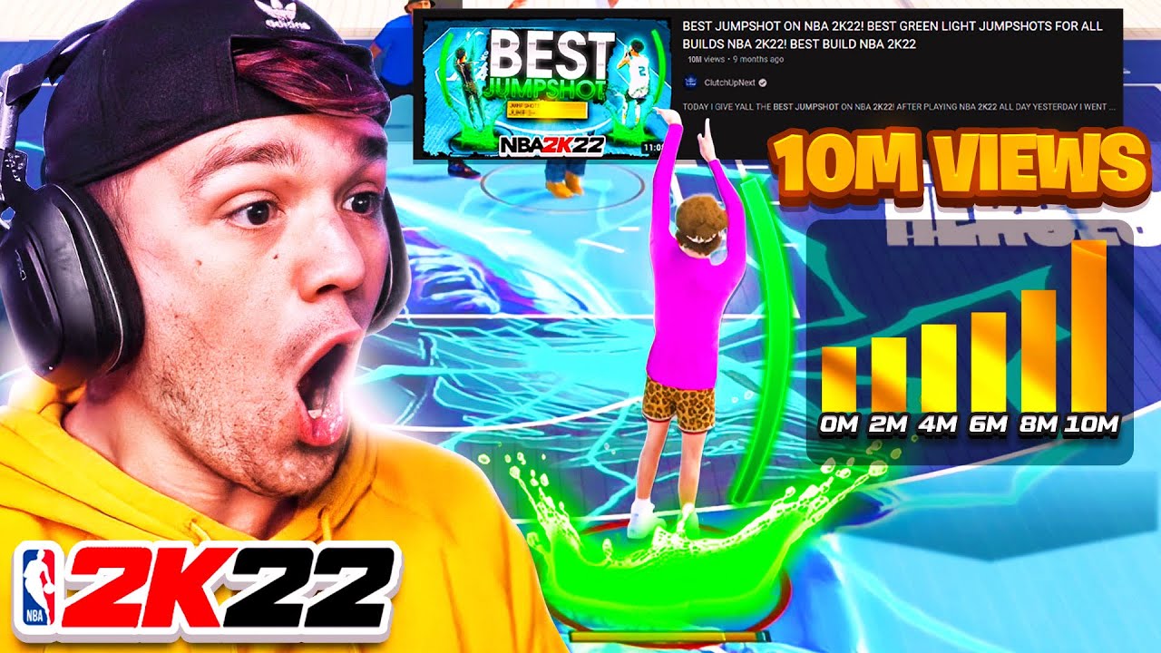 Using The MOST VIEWED JUMPSHOT EVER on NBA 2K22 (10M+ VIEWS)