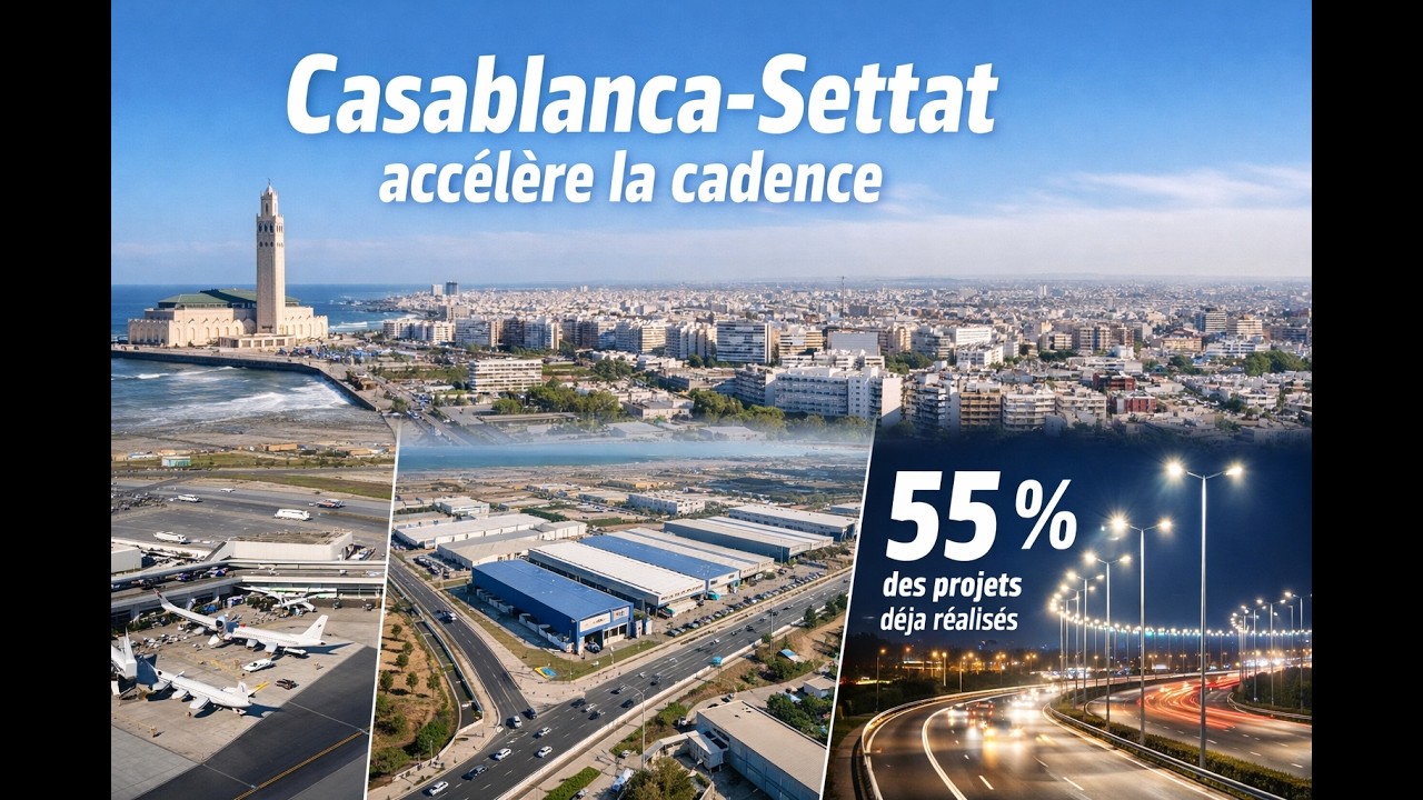 Casablanca-Settat acc&eacute;l&egrave;re ses projets