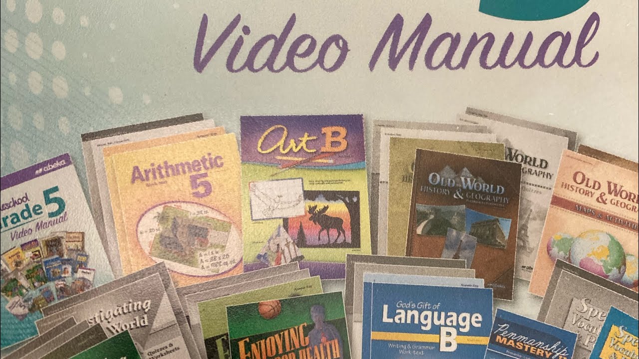 ABEKA 5th Grade Video Manual #homeschool #homeschool #curriculum #homeschoolmom