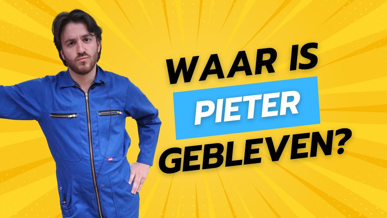 DWEILJOURNAAL #1 - Waar is Pieter?