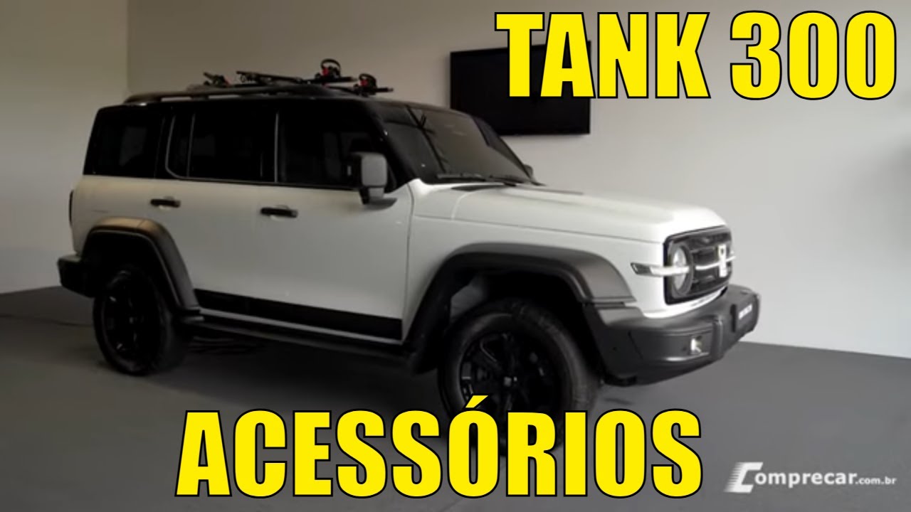 GWM Tank 300 tem muitos acessórios originais