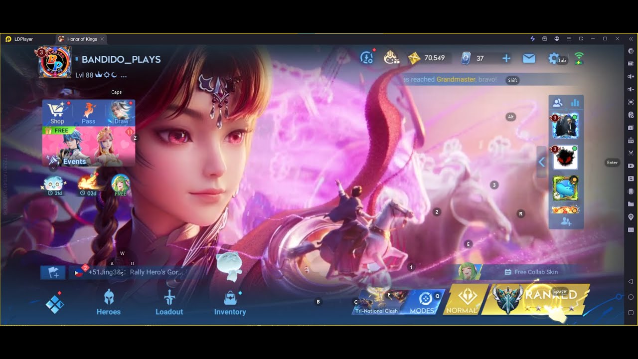 HOK USING EMULATOR