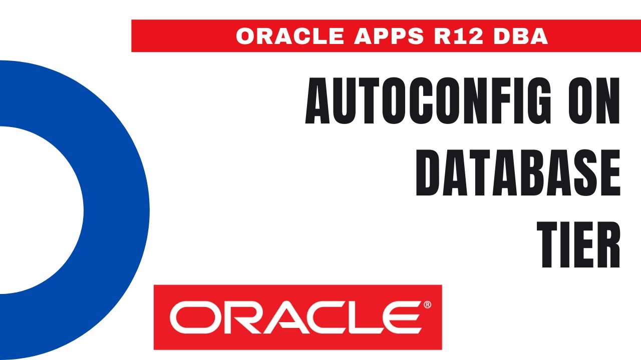 Как запустить автонастройку на уровне базы данных — Oracle Apps DBA — E-Business Suite R12