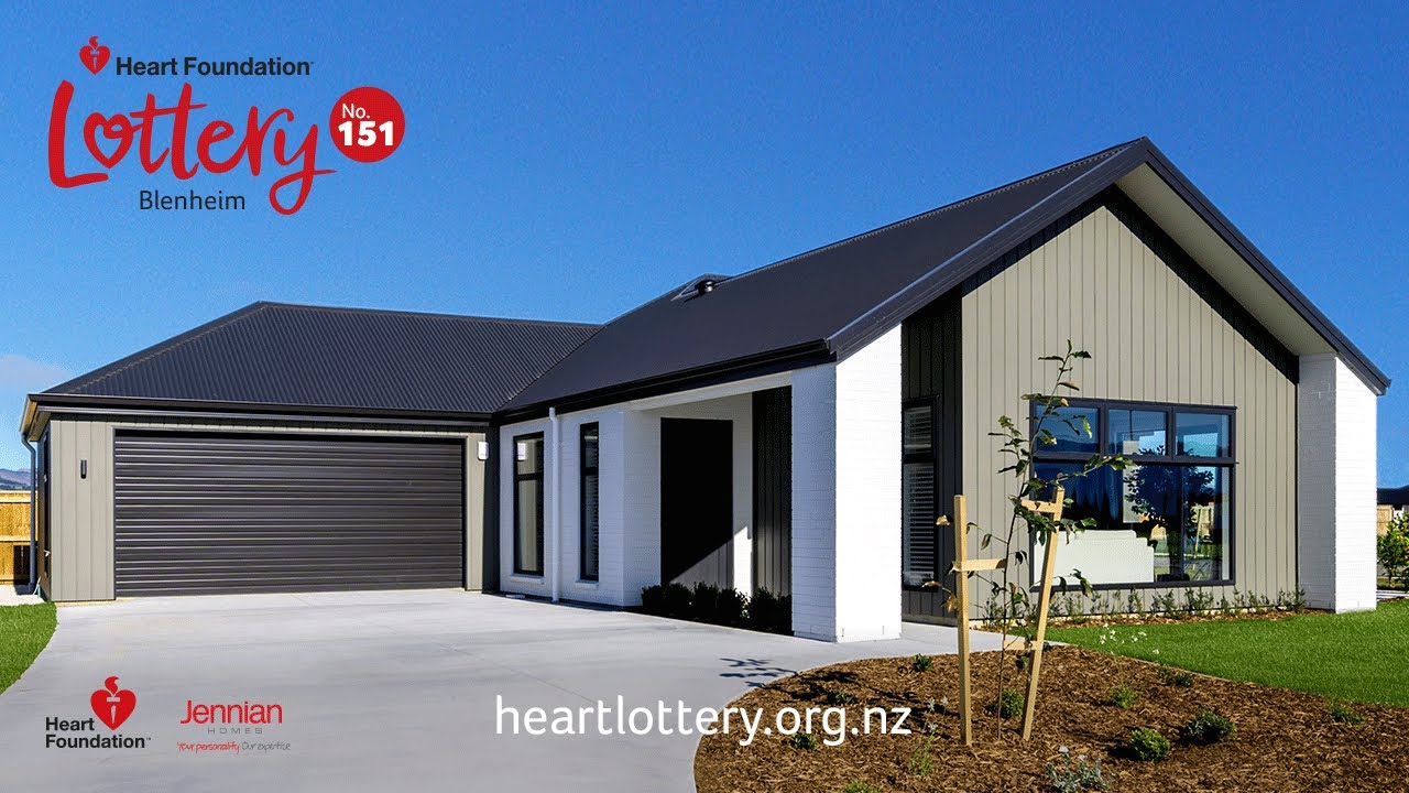Heart Foundation Lottery 151 | Win a brand-new home in Blenheim, New Zealand
