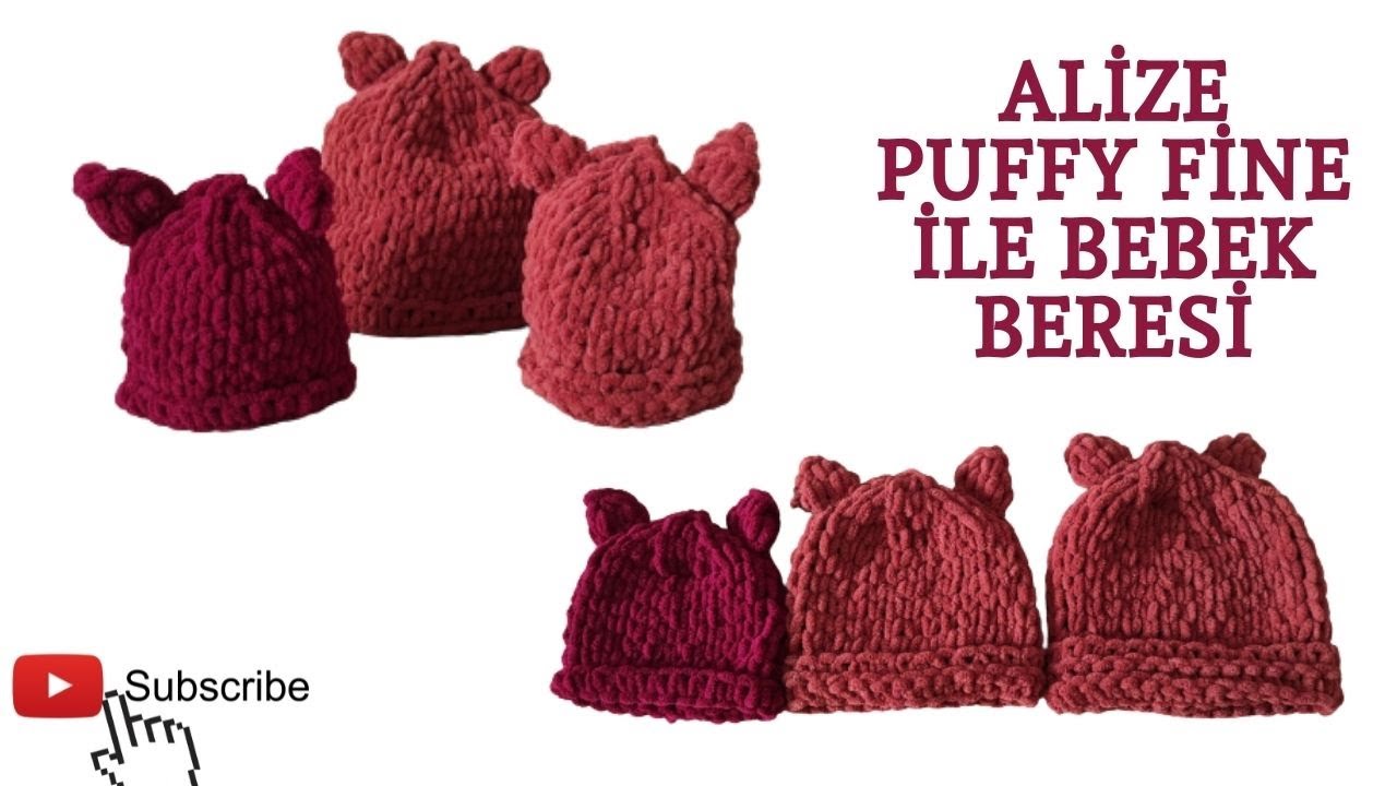 Alize Puffy Fine Bebek Beresi Yapımı