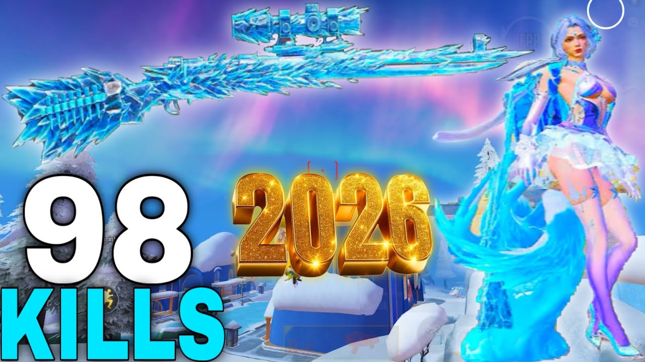 98 KILLS!😍 HAPPY NEW YEAR 2026🎉 NEW FASTEST GAMEPLAY! PUBG MOBILE - BGMI