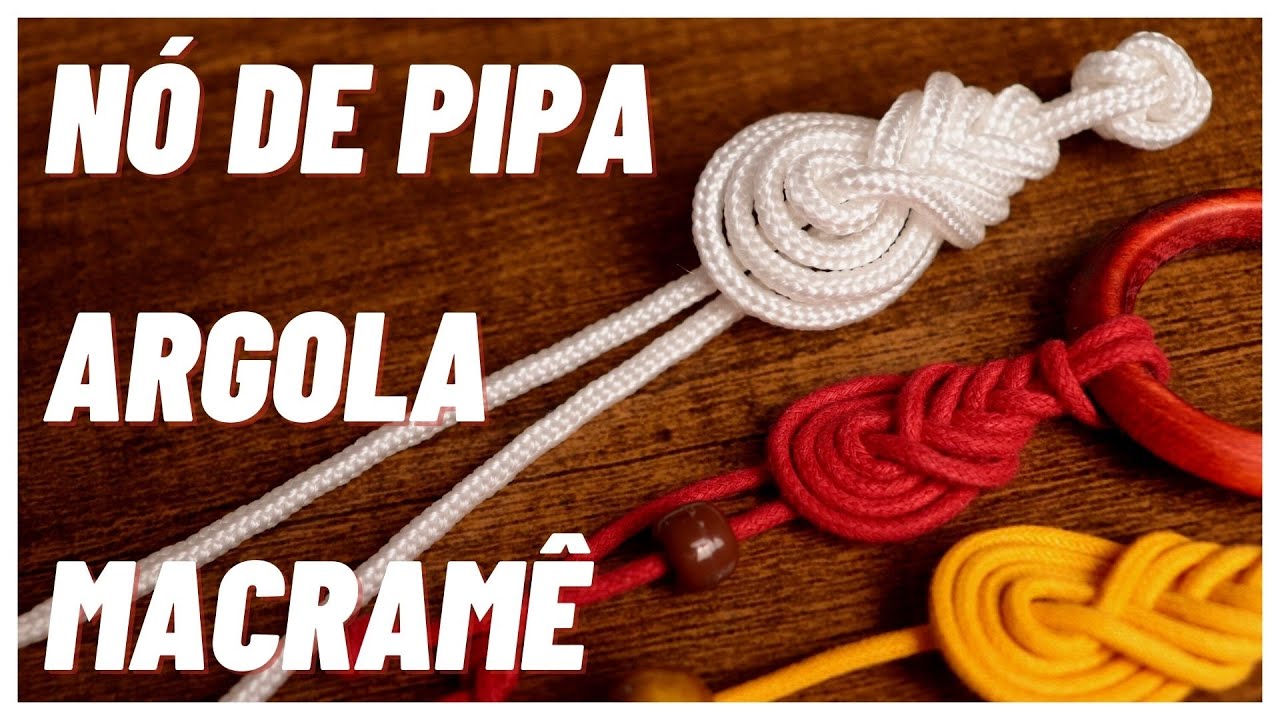 COMO FAZER O NÓ DE PIPA | DIY | BOLINHA EM MACRAMÊ |COLARES