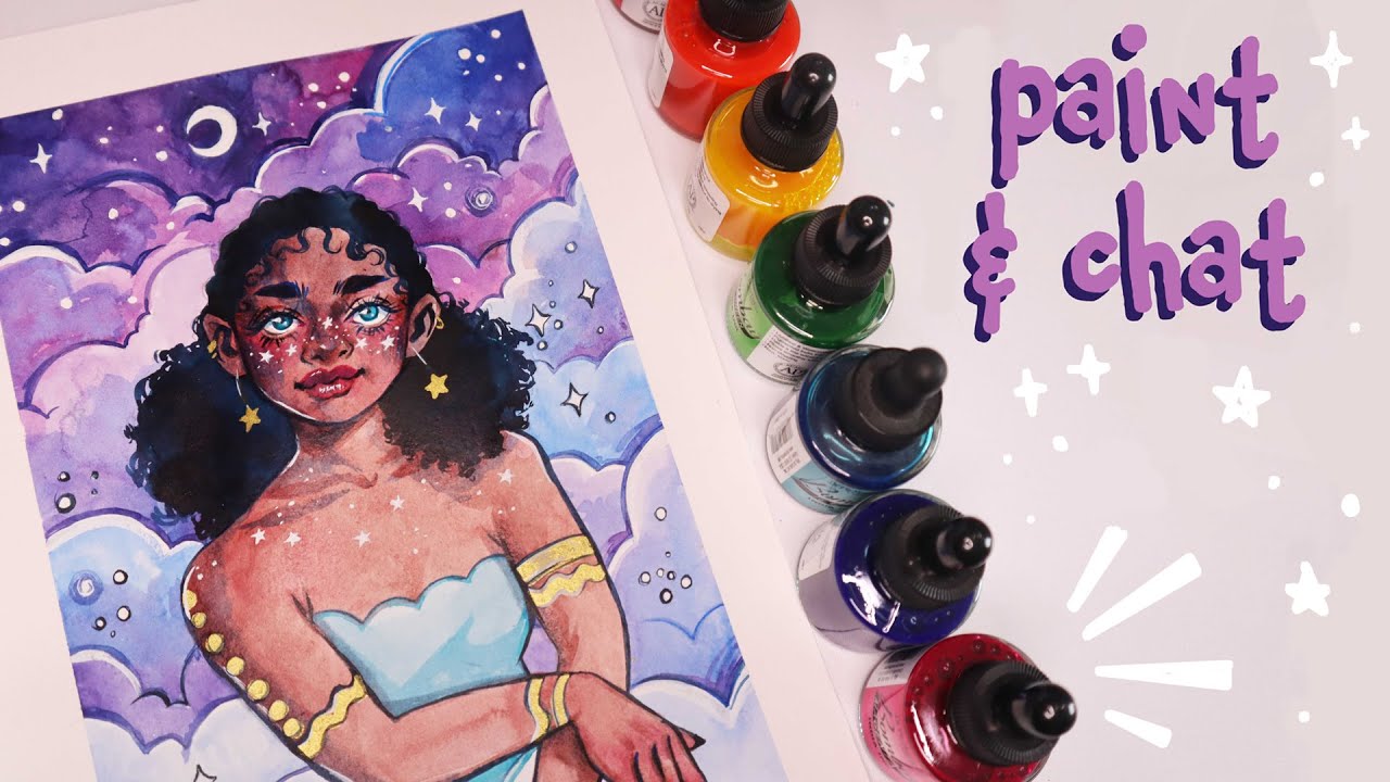 ☁️ Paint & Chat With Me ☁️