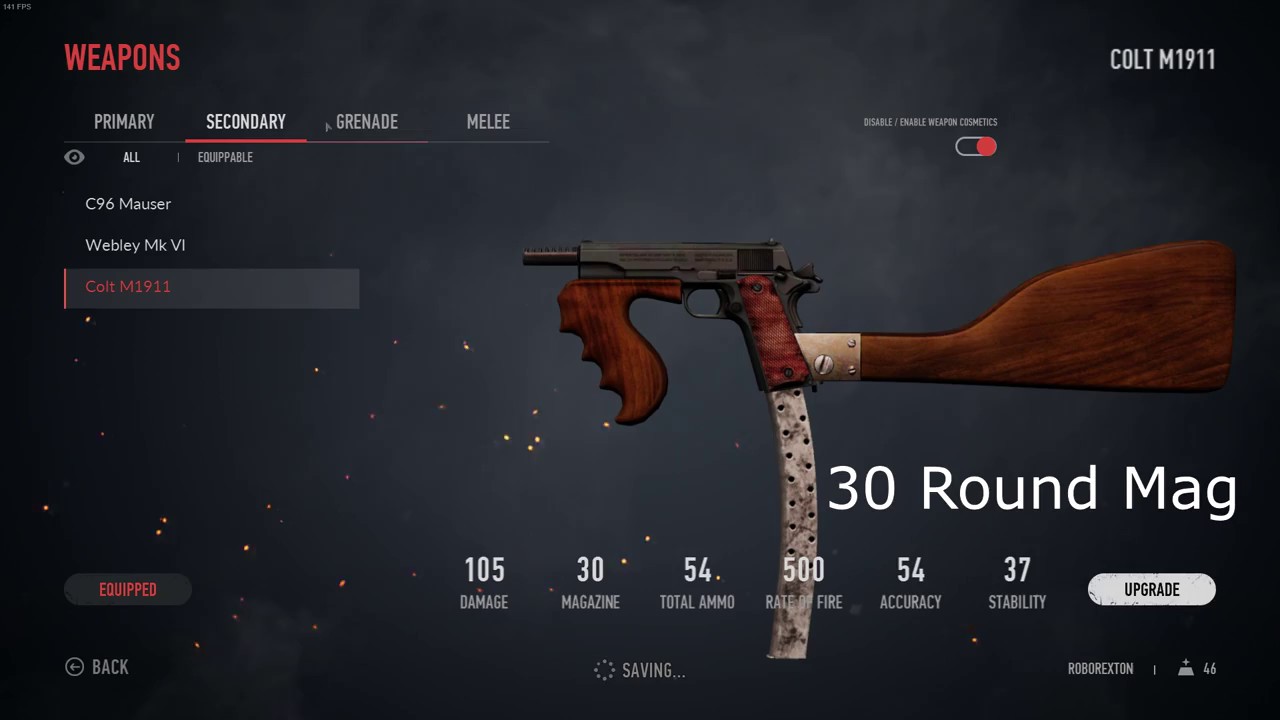 [RAID WW2] Disable Weapon Cosmetics