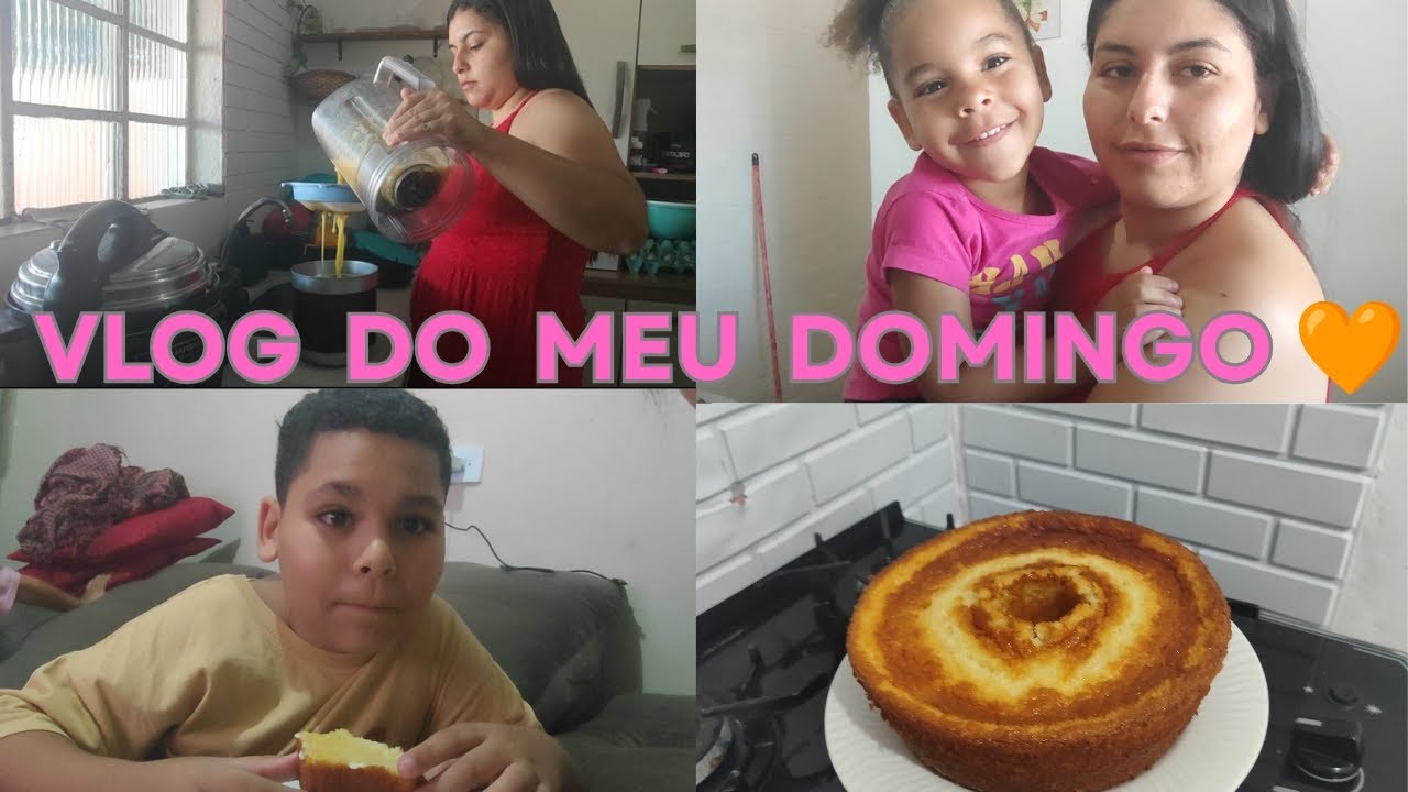 MINHA ROTINA DE DOMINGO  || fiz almoço e bolo .