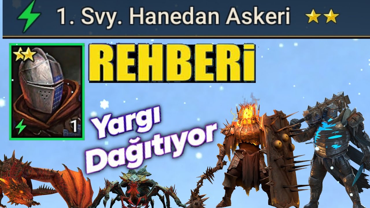 Her Hesapta Olması Gereken Sıra Dışı HANEDAN ASKERİ REHBERİ | RAID: Shadow Legends Türkçe