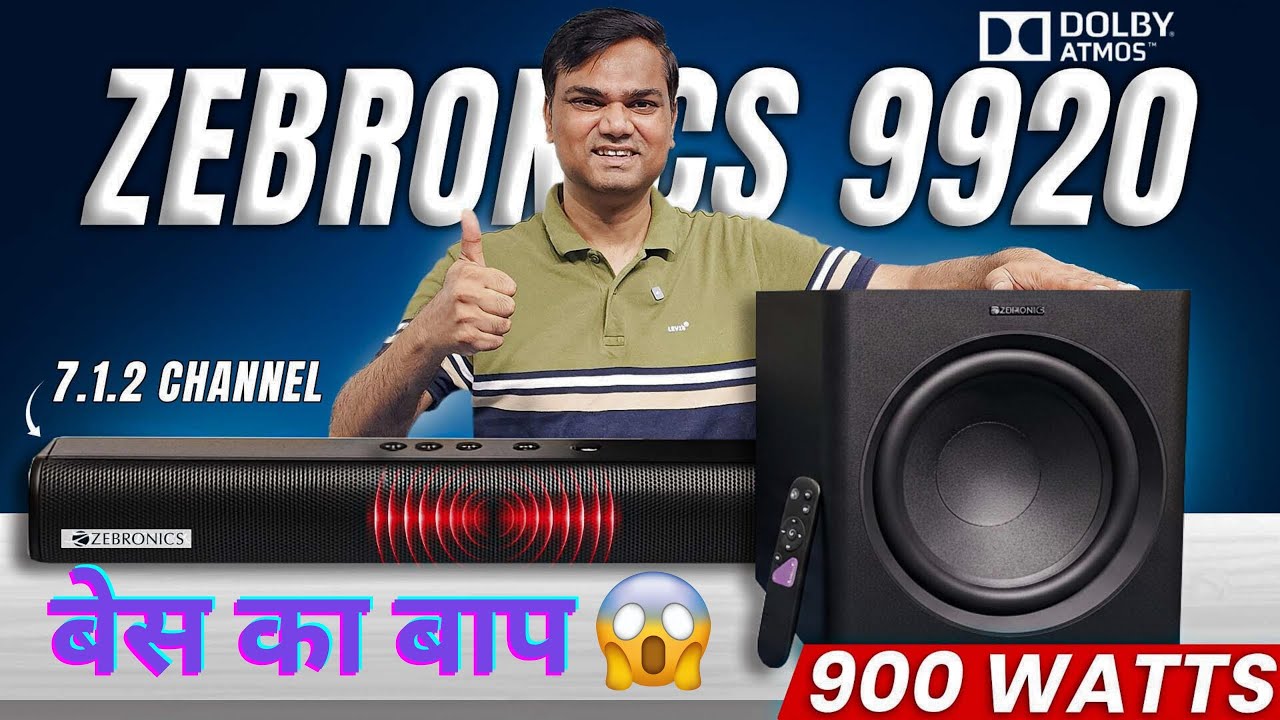 Zebronics 9920 Pro Dolby Atmos Soundbar In-Depth Review | Best Dolby Atmos Soundbar under 30000