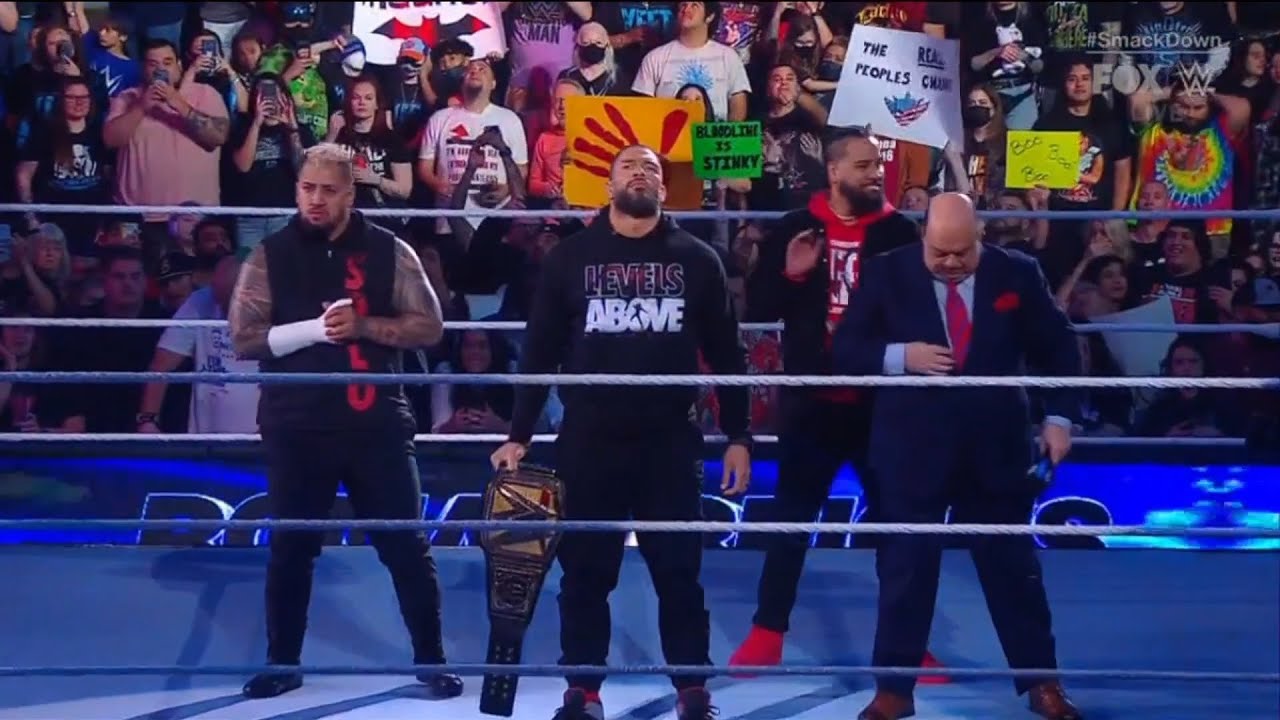 Roman Reigns Entrance - WWE SmackDown 3/01/2024