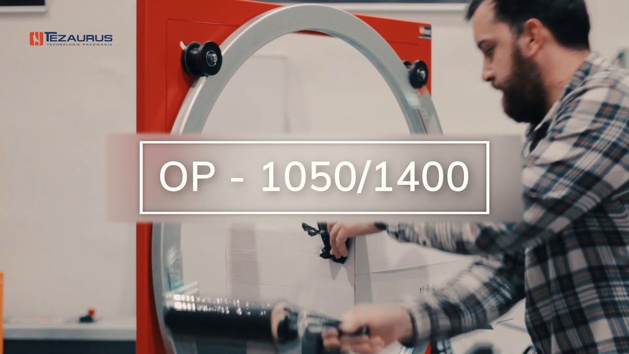 TEZAURUS OP1050 Owijarka pozioma, owijanie paczek folią stretch, pakowanie