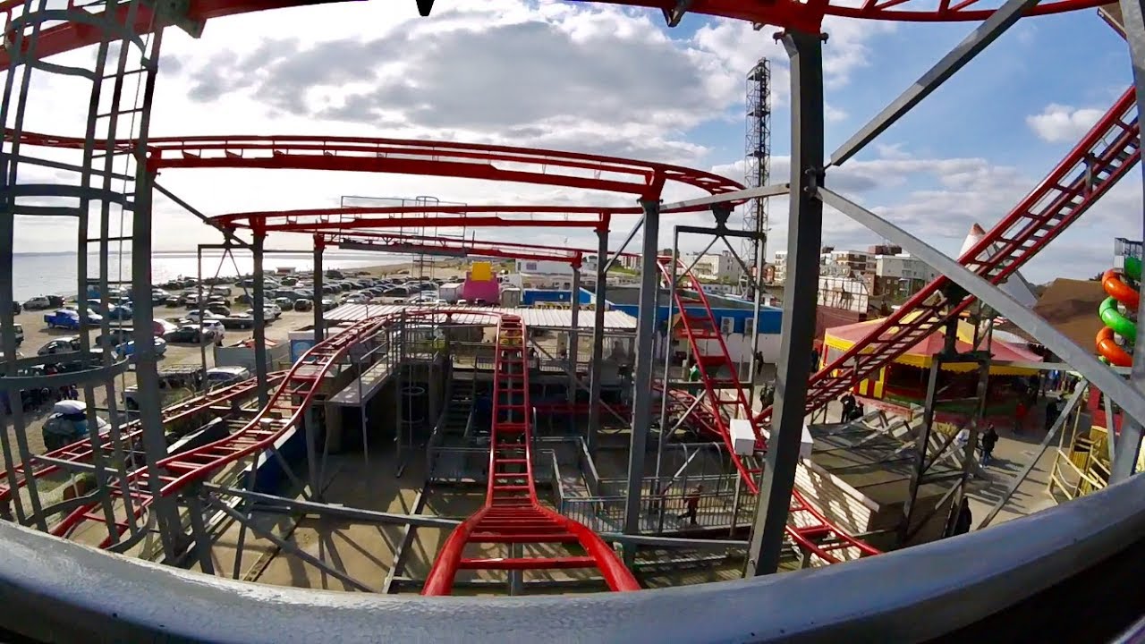 Runaway Mine Train Funland Hayling On Ride POV GoPro