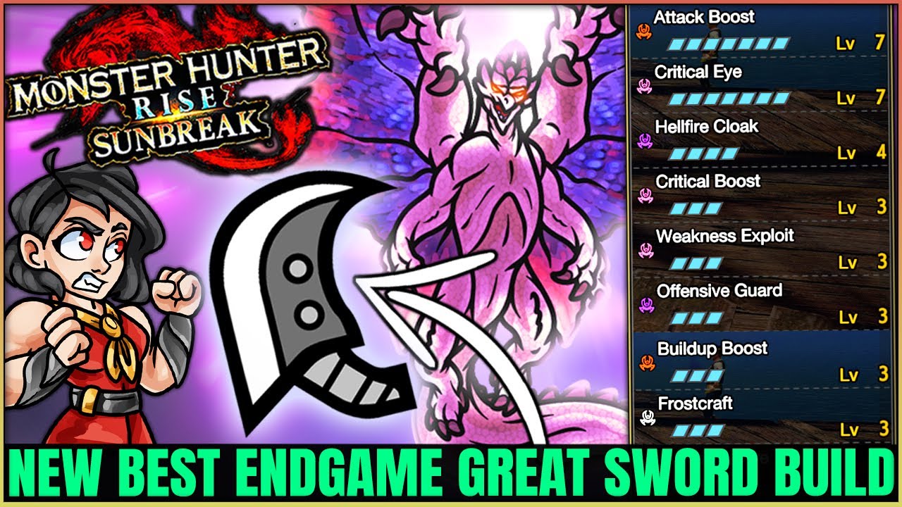 New Best Sunbreak Great Sword Build - Highest Damage Possible & More - Monster Hunter Rise Sunbreak!