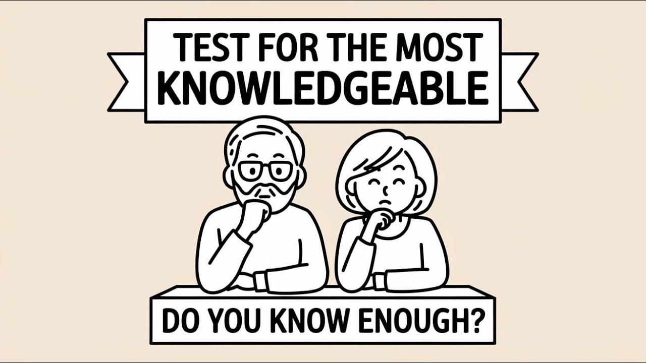 Trivia Test for the intellectual elite