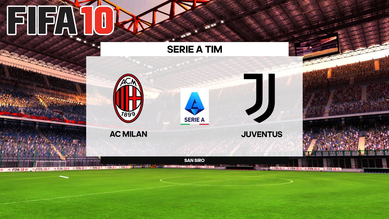 FIFA 10 (2010) - AC Milan vs Juventus - Gameplay PS3 HD [RPCS3]