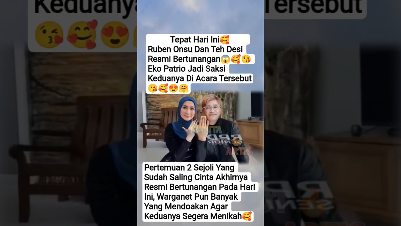 SELAMAT😘RUBEN ONSU DAN TEH DESI RESMI BERTUNGANAN🤗