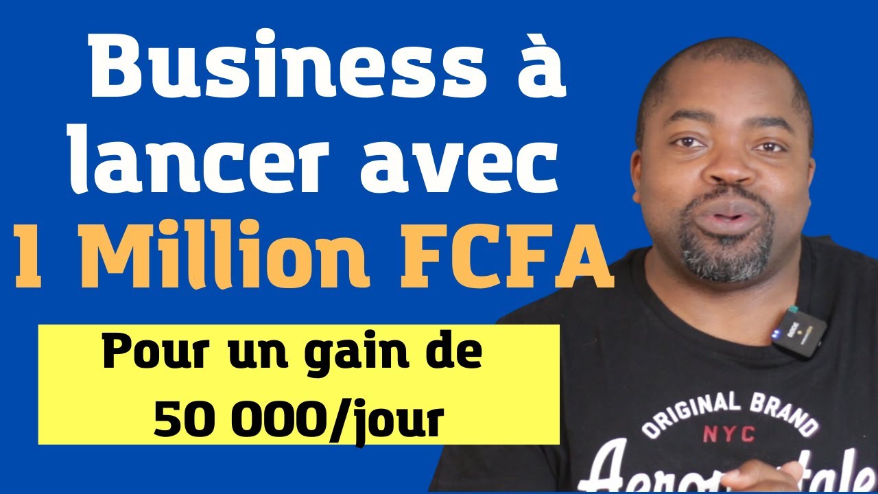 VOICI UN BUSINESS FACILE A METTRE EN OEUVRE QUI PEUT TE RAPPORTER 50 000FCFA/JOUR