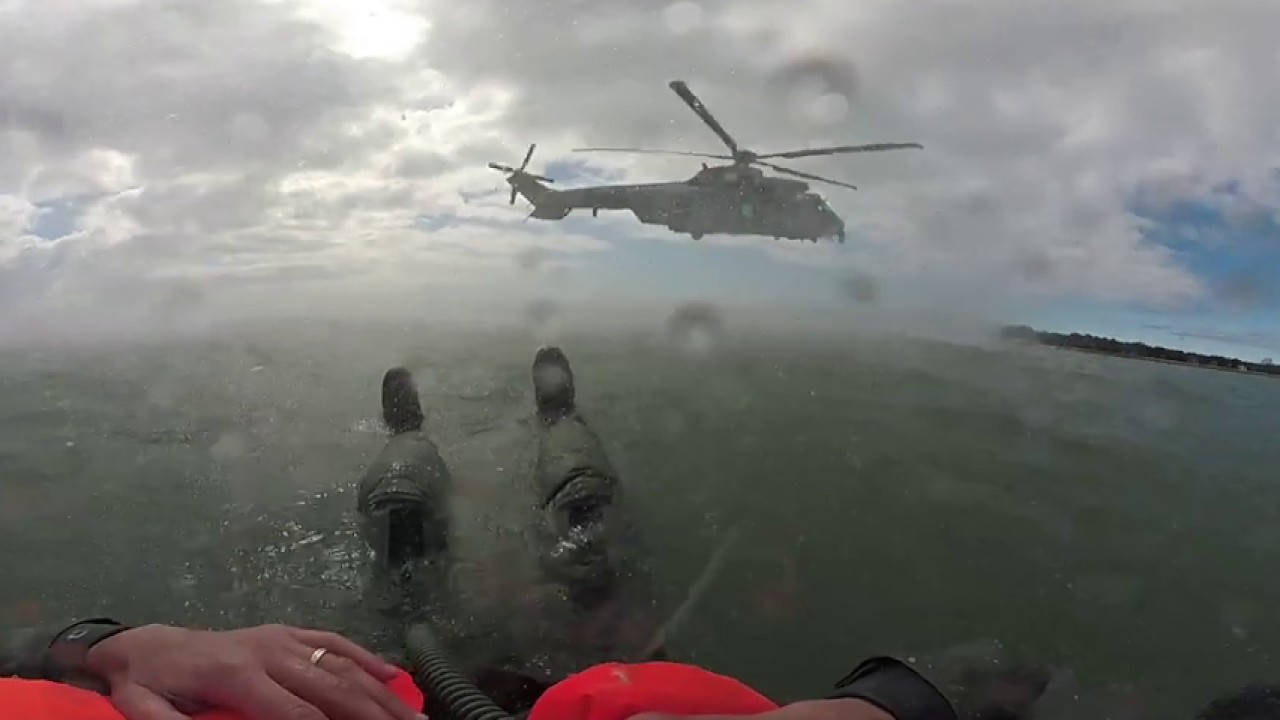 Mission d'entrainement pour l'escadron d'hélicoptères 1/67 