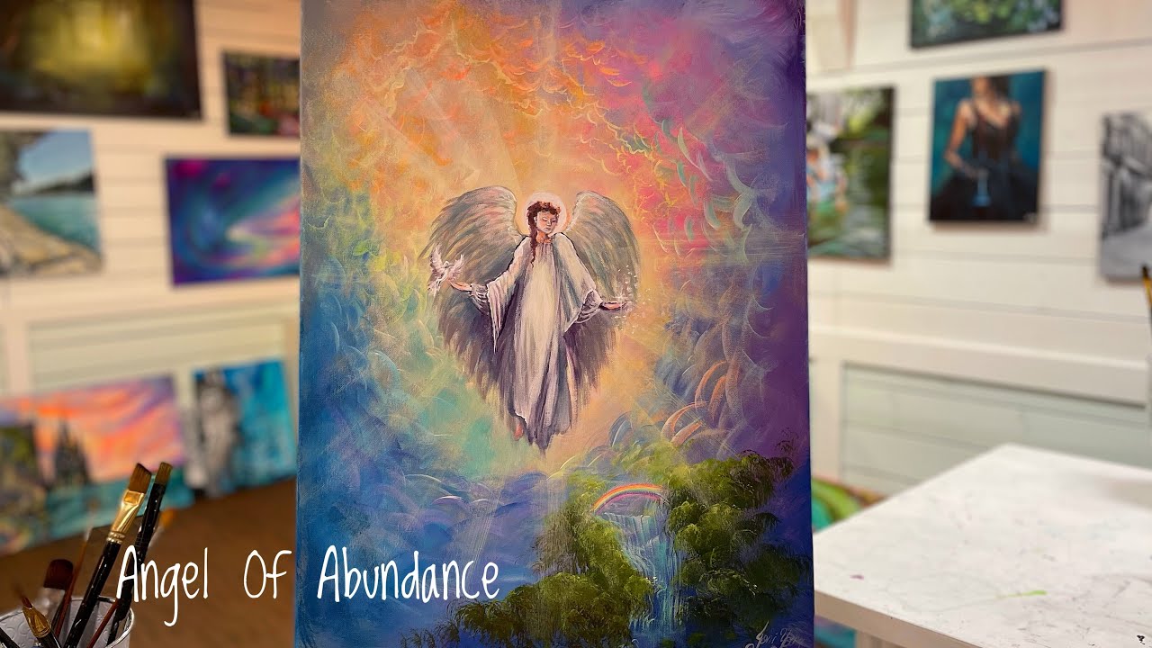 How To Paint “ANGEL OF ABUNDANCE”  step by step painting tutorial and a special thank you ❤️