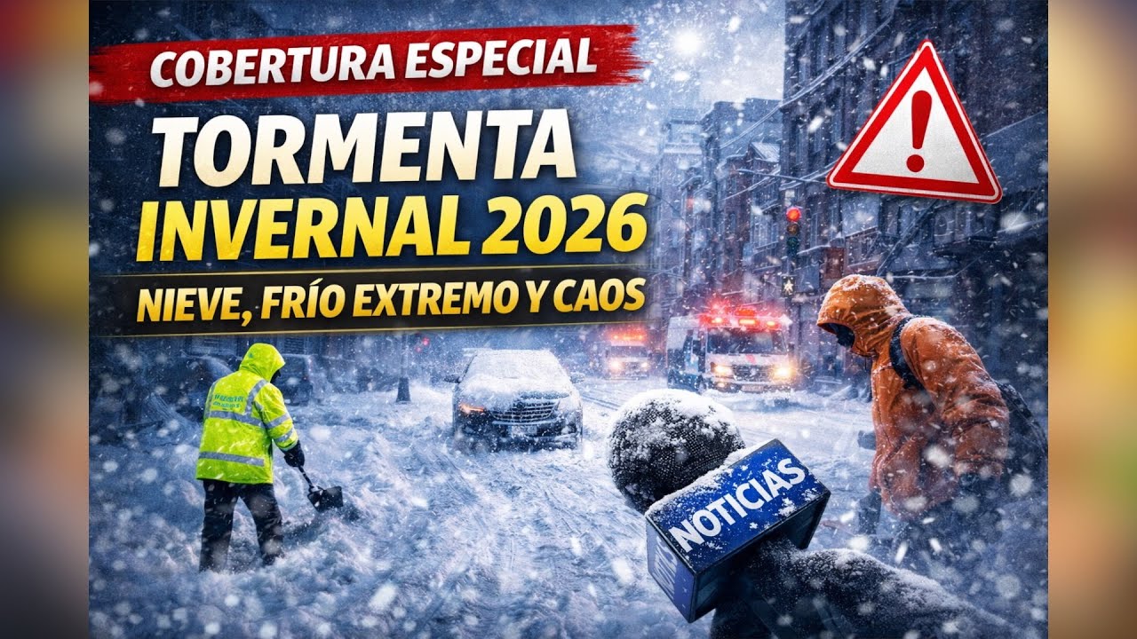 Tormenta Invernal 2026: impacto, respuesta y recomendaciones