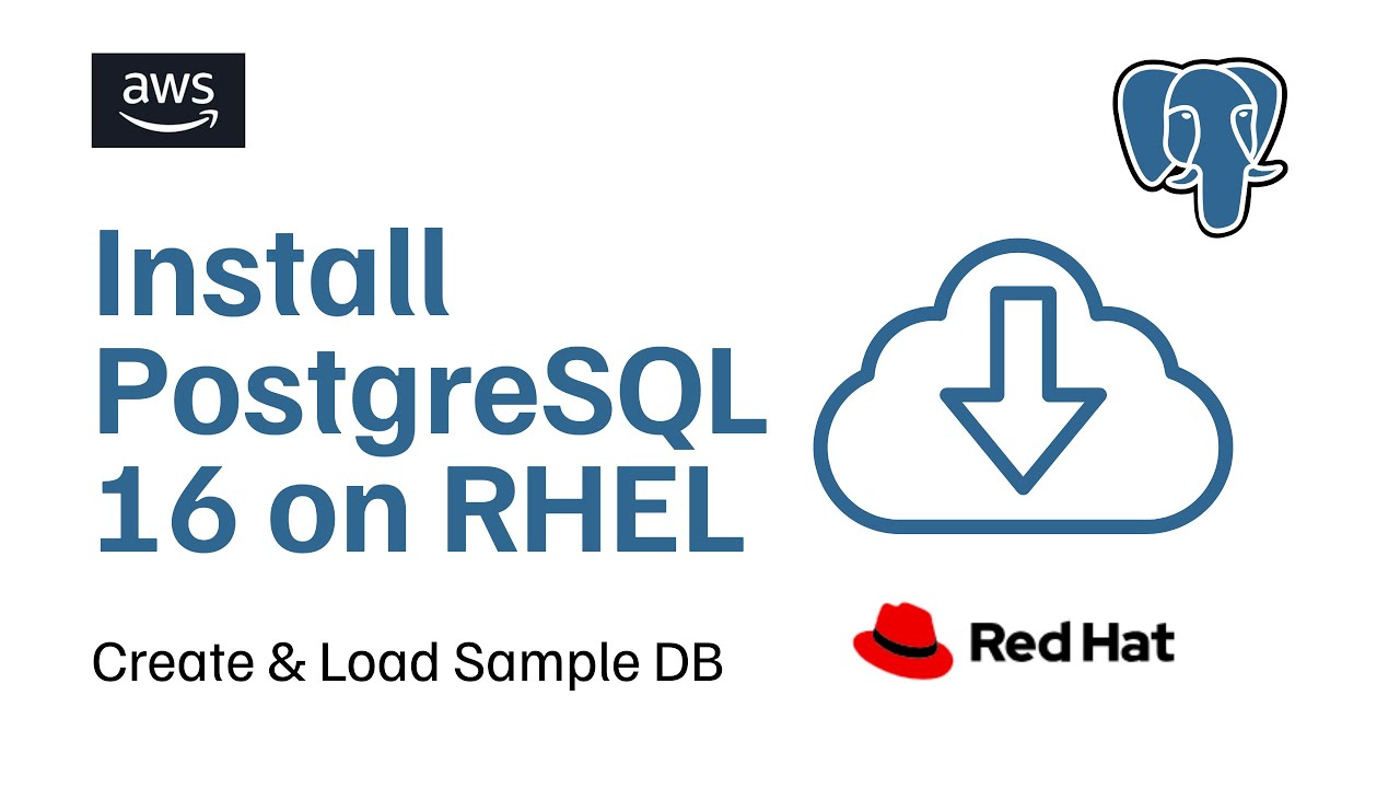 Install PostgreSQL 16 on RHEL 10 EC2 | Load Sample Database | Step-by-Step Setup for Beginners