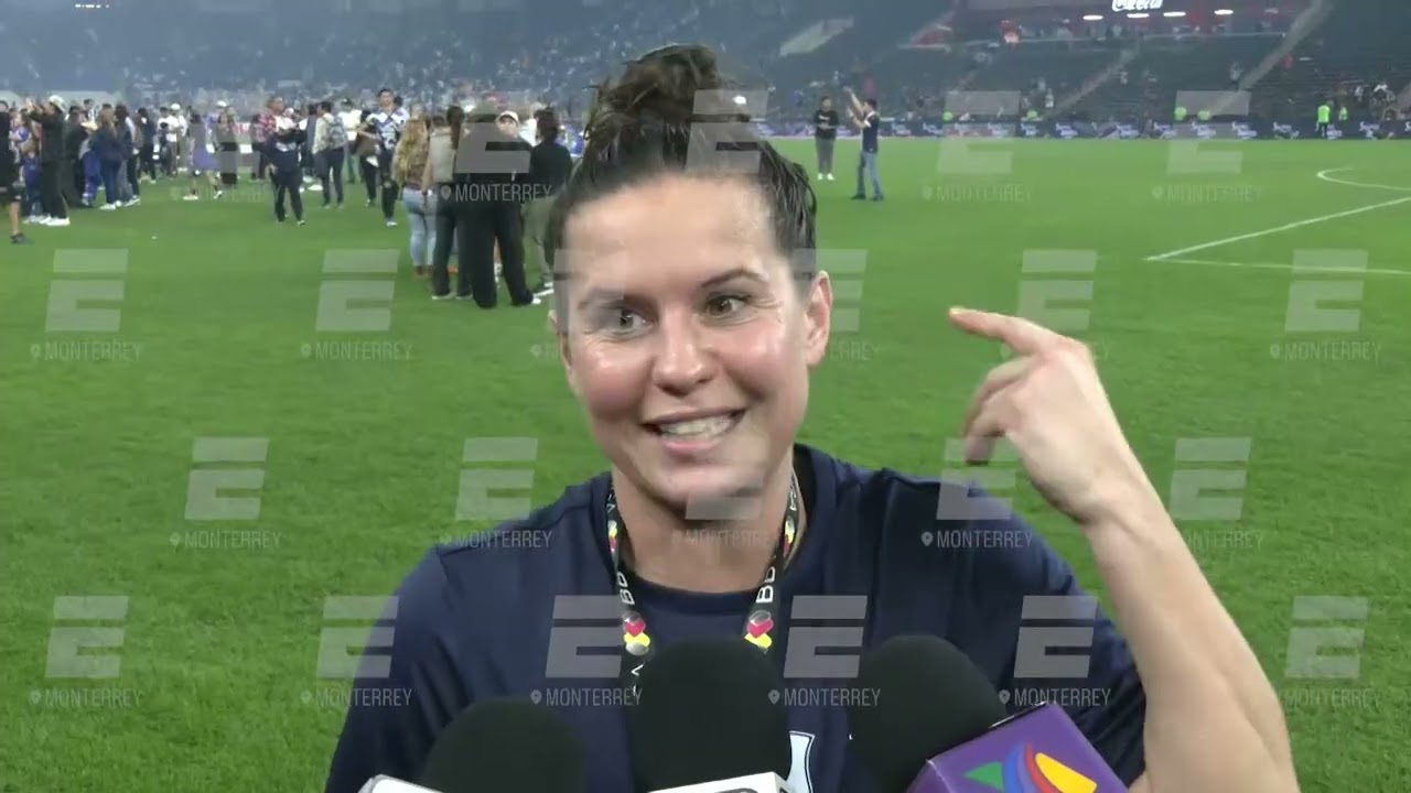 Rayadas Merel Van Dongen festejos del Bicampeonato