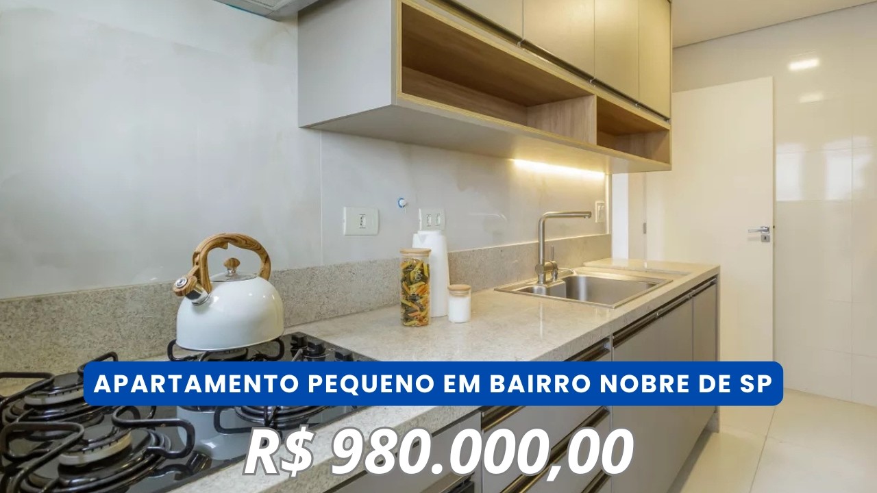 Apartamento Pequeno em Bairro Nobre de São Paulo
