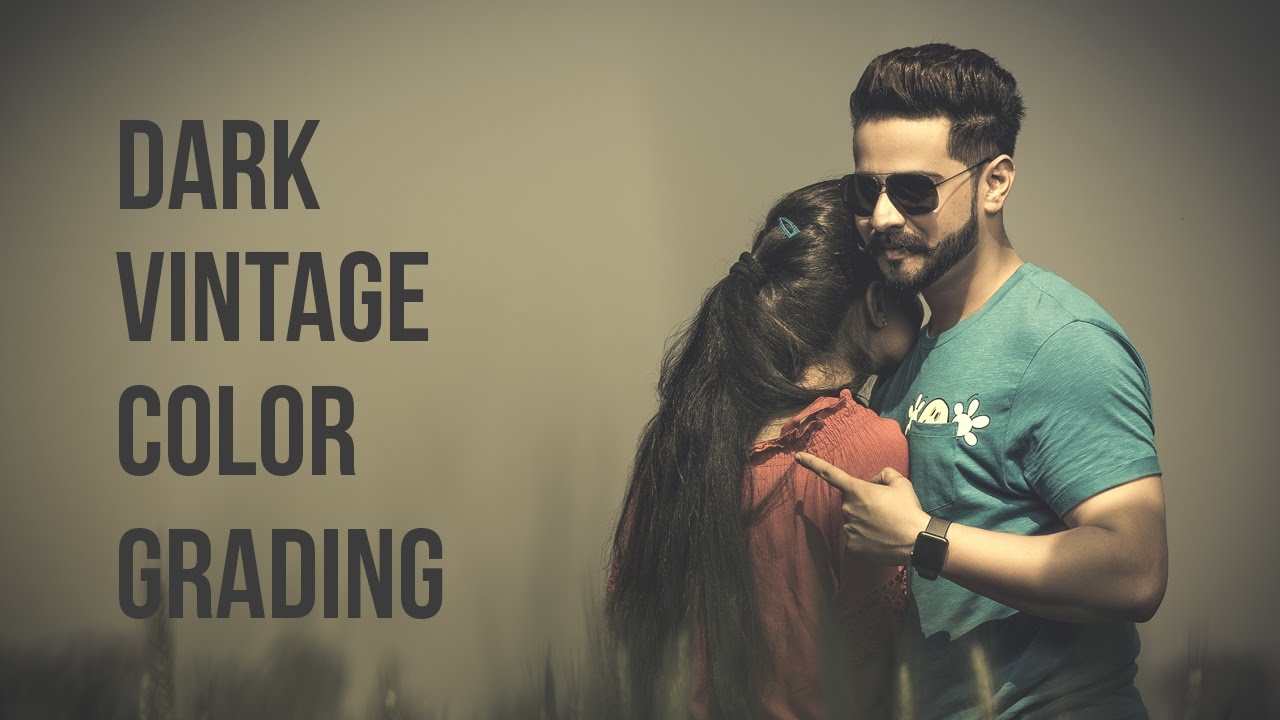 Lightroom Photoshop Tutorial | Dark Vintage Color Grading