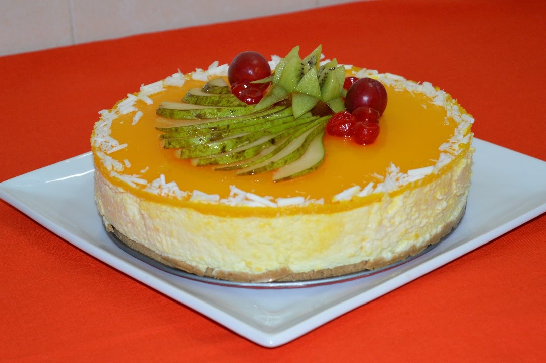 طورطة باردة رائعة بالبرتقال