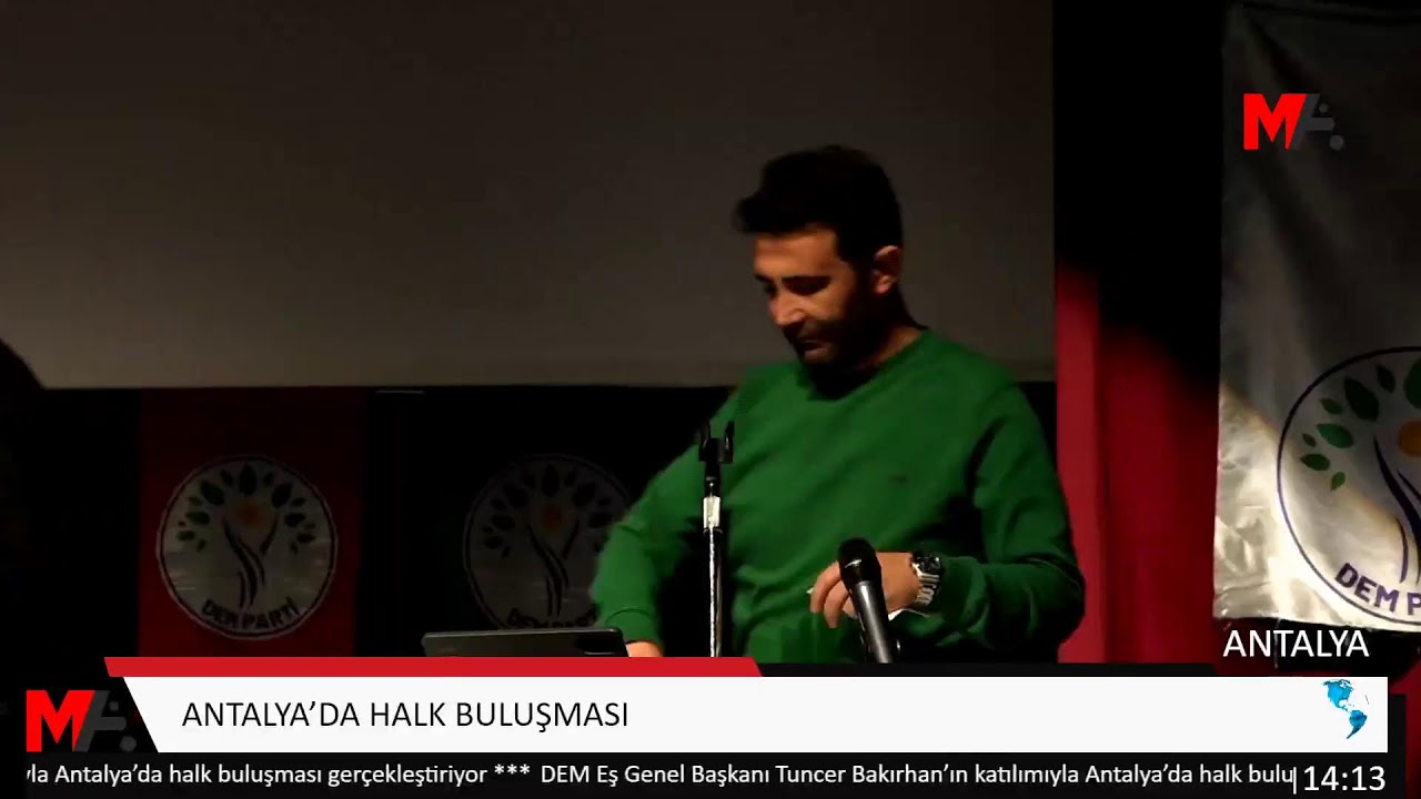 ANTALYA’DA HALK BULUŞMASI