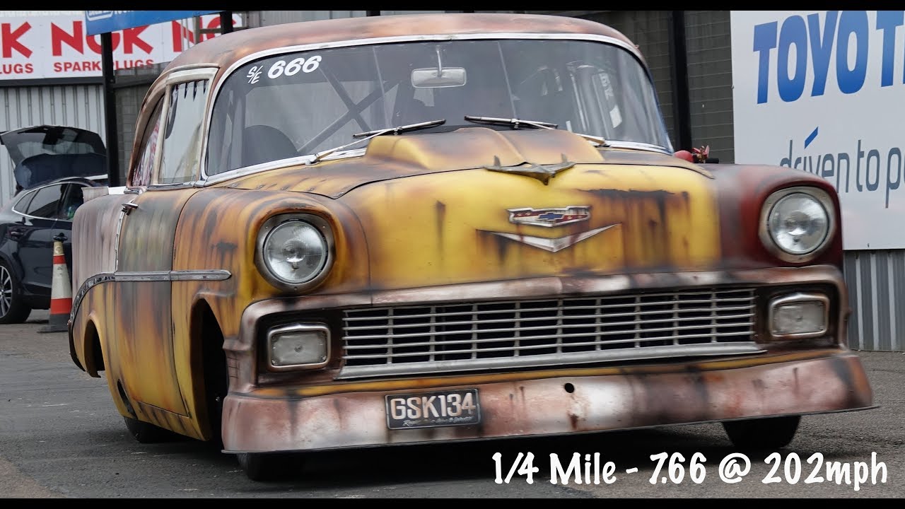 Street Legal 1956 Chevy 210 - 1/4 Mile 7.66 @ 202mph