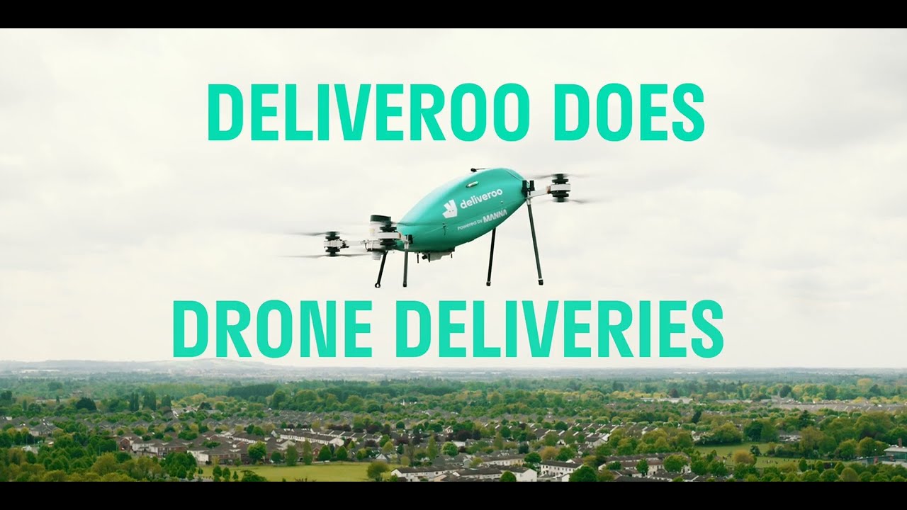 Deliveroo Drone Delivery in Dublin | Commercial Drone Video Production Ireland