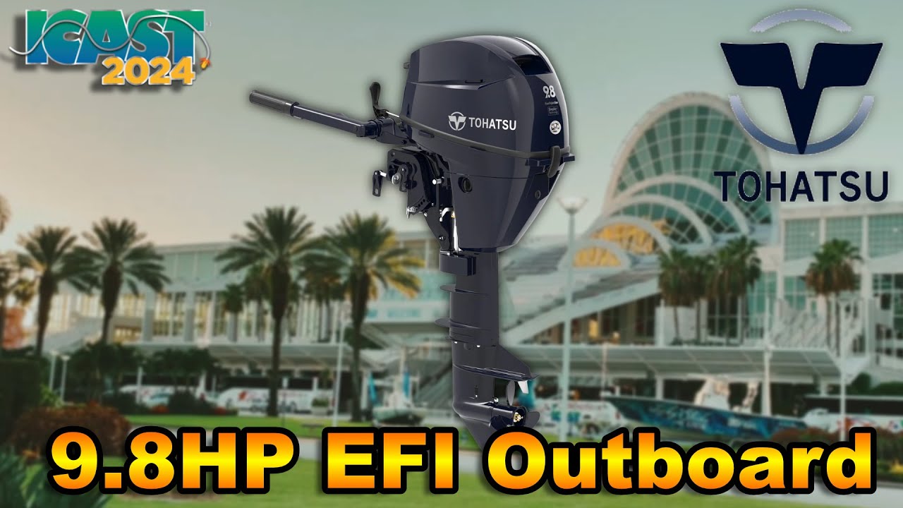 Tohatsu 9 8HP EFI Outboard Motor - ICAST 2024