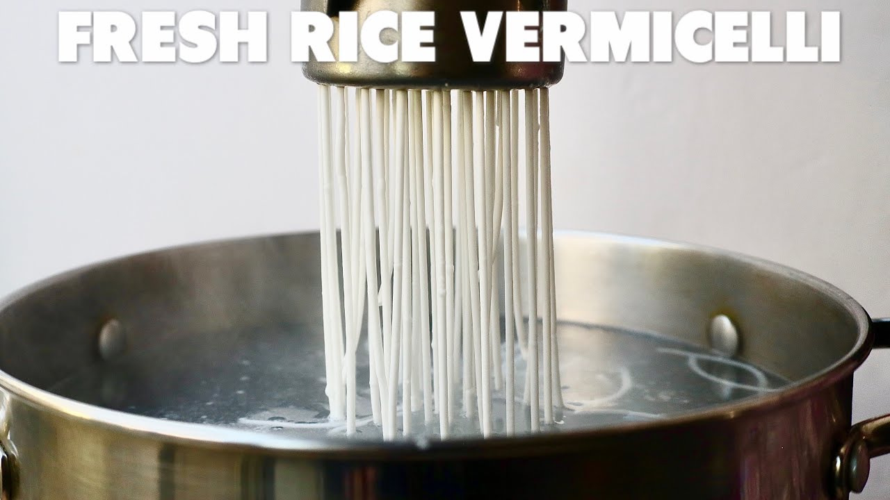 FRESH RICE VERMICELLI [Gluten Free]: So Satisfying!