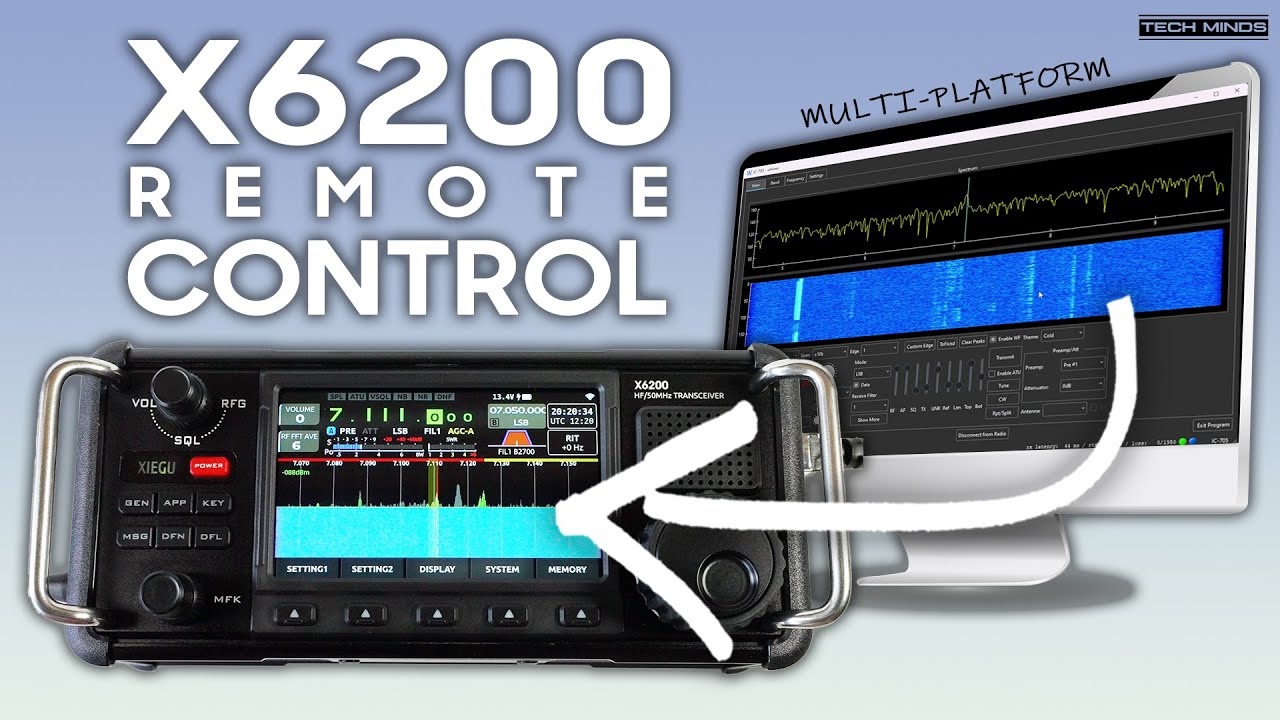 Xiegu X6200 Remote Control With WFView - Multi-Platform