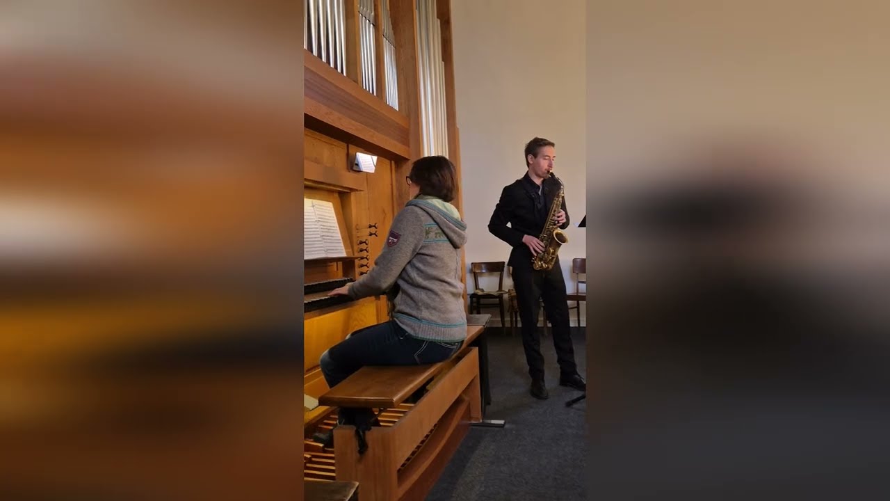 Adagio - Johann Sebastian Bach ft. Eva Diestel (Orgel), Simon Lindner (Saxophon)