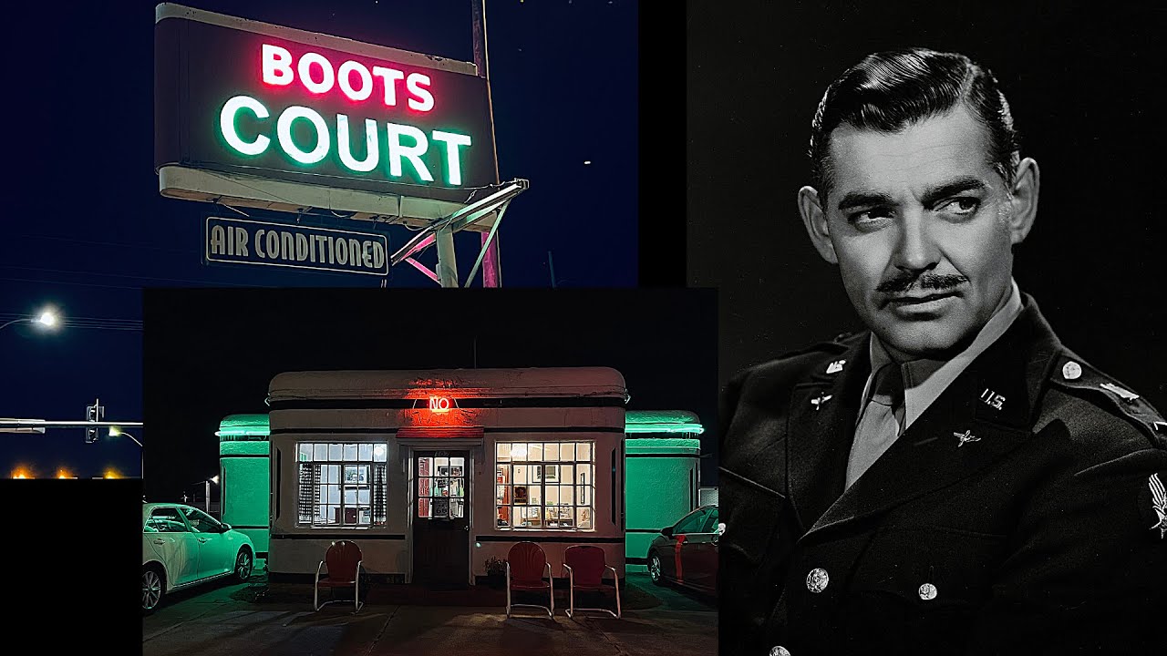 CLARK GABLE’S Retro ROUTE 66 Motel room (Boots Court in Carthage, Missouri)