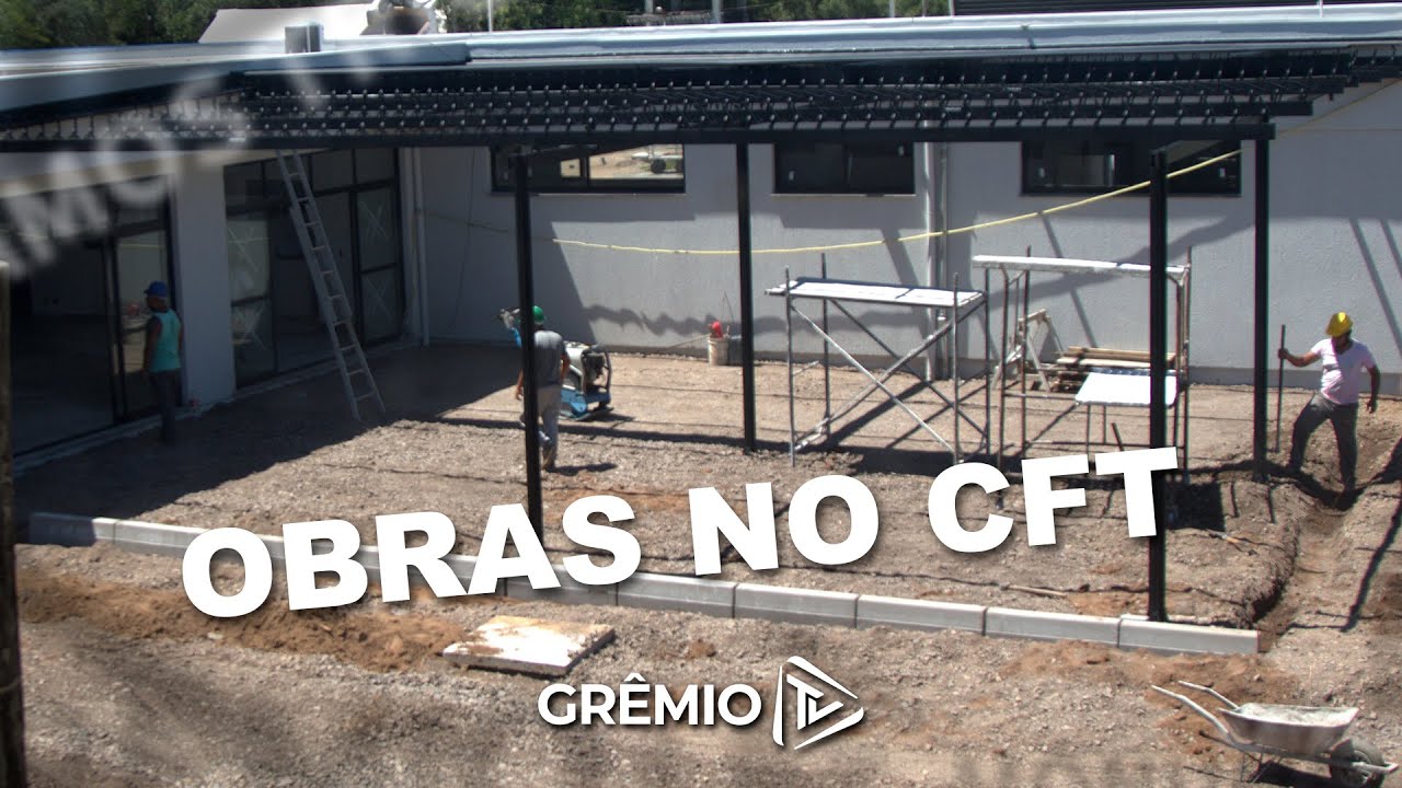 Obras em andamento no CFT Hélio Dourado l GrêmioTV