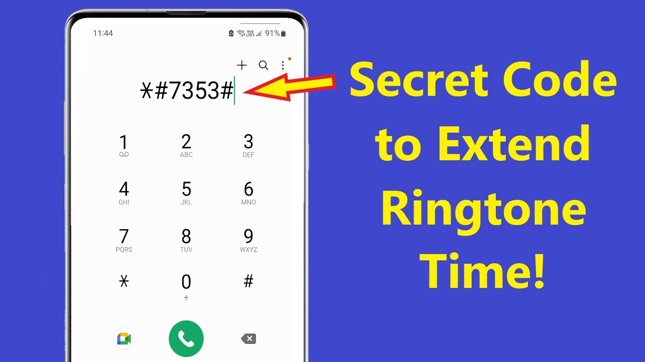 Секретный код для увеличения длительности рингтона на телефоне Android! - Howtosolveit