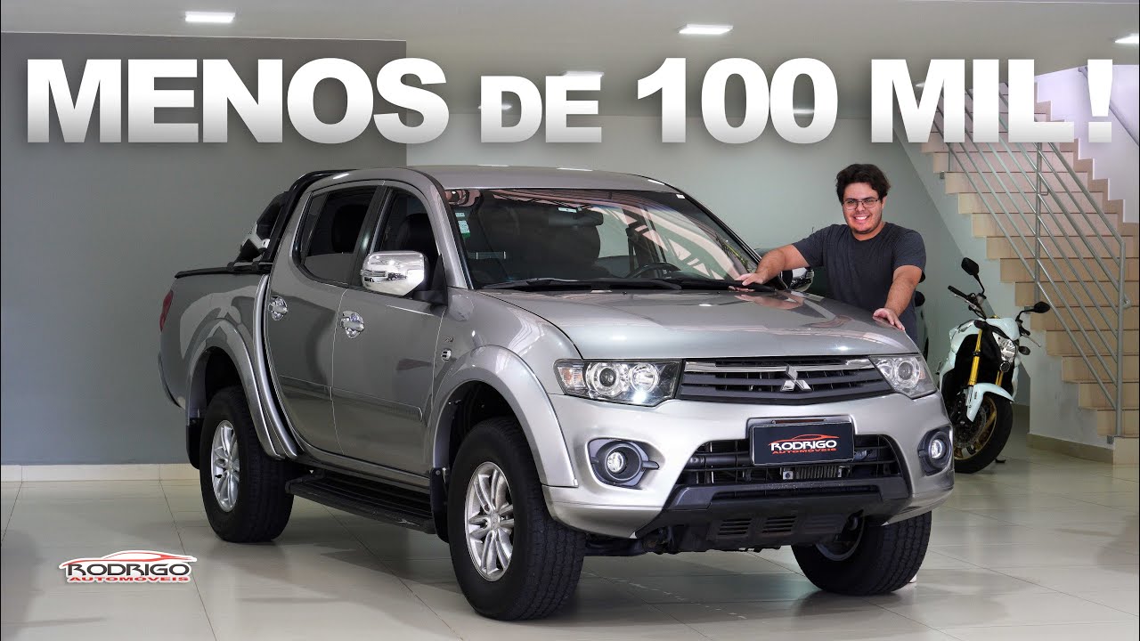 Rara L200 TRITON 3.5 V6 2015 à venda na Rodrigo! Camionete BARATA em PERFEITO ESTADO de conservação!