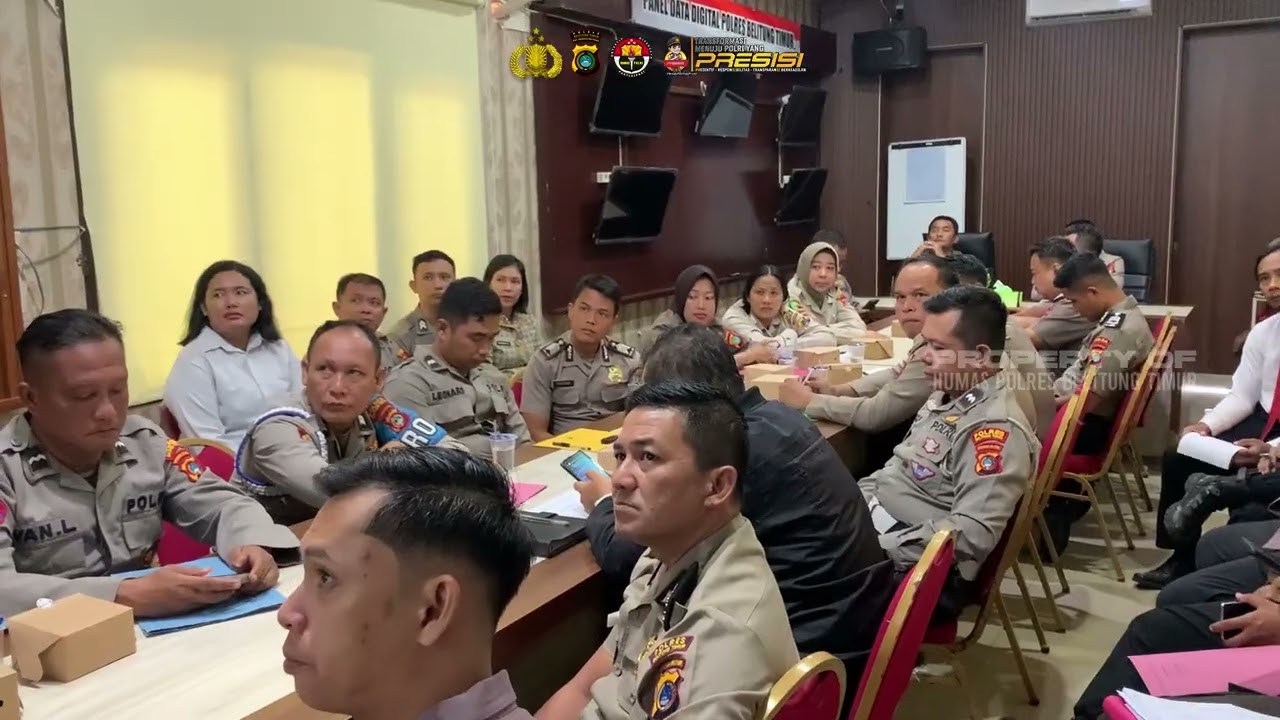 Polres Belitung Timur Melaksanakan Kegiatan Asistensi Penyusunan RKA-KL Serta DIPA