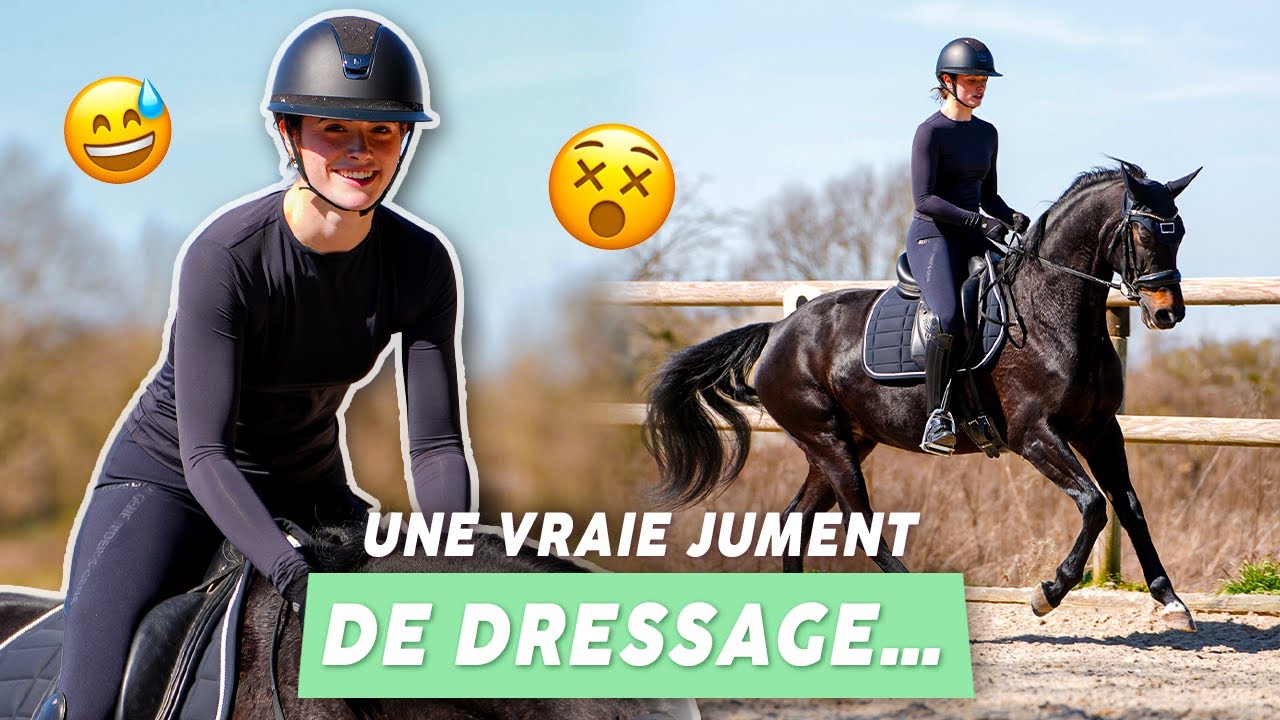 MON COACH COMMENTE MA SÉANCE... et ma jument n'est pas facile ! 