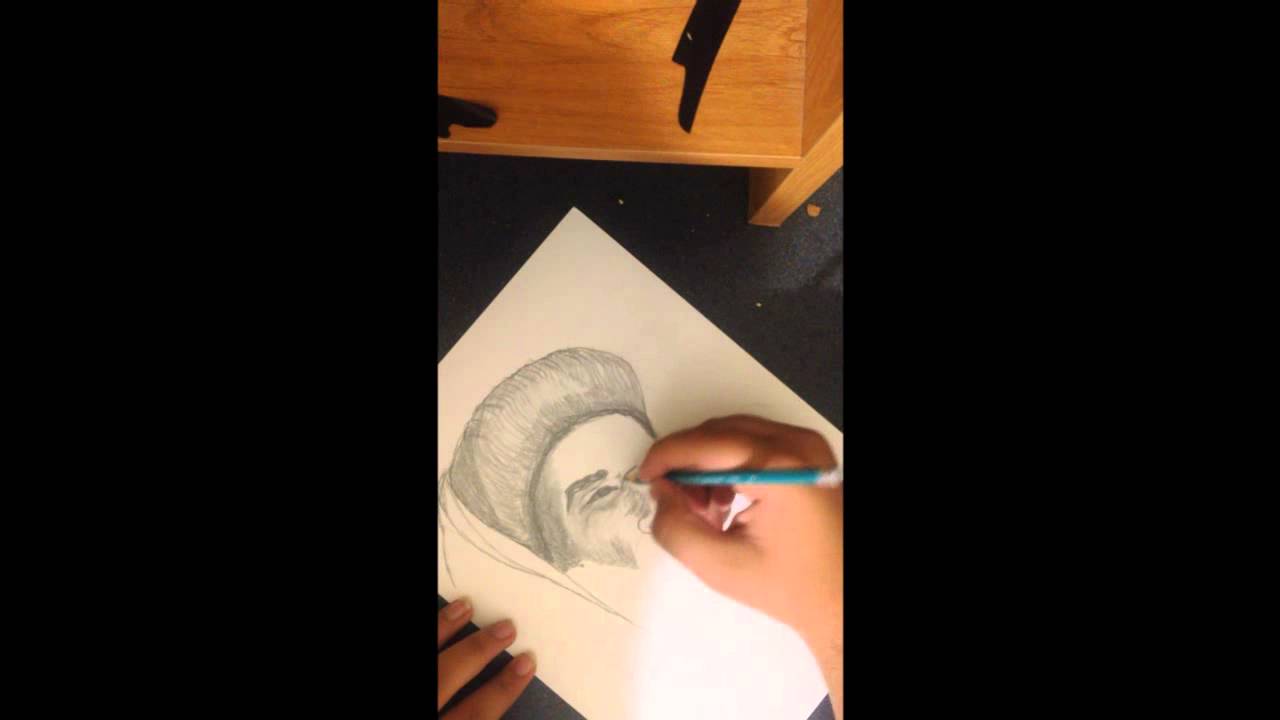 drawing pope kerolos