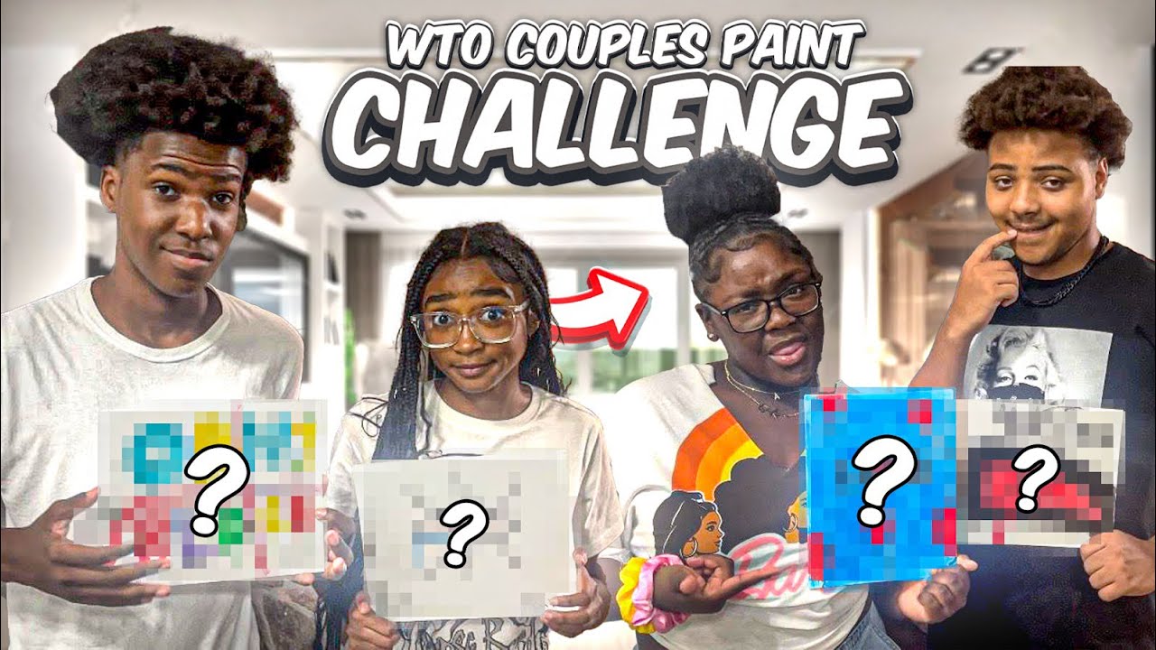 WTO COUPLES PAINT CHALLENGE‼️😱😱