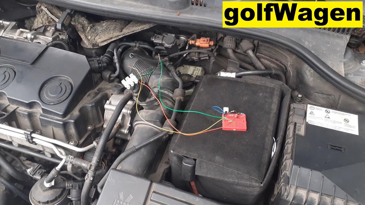 VW 1.9TDI MAF sensor signal modification /test/