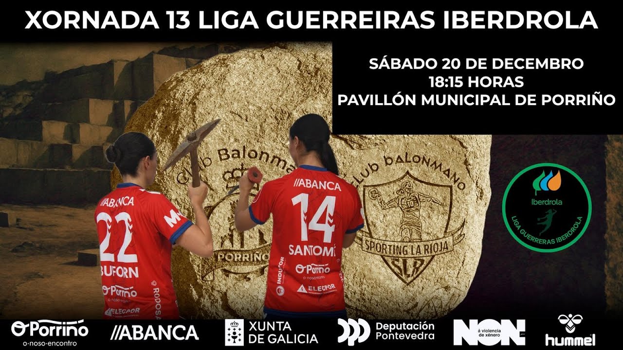 Jor. 13_Liga Guerreras Iberdrola. Conservas Orbe Zendal Bm Porri&ntilde;o  vs  Grafometal Sporting La Rioja